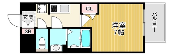 大阪城公園駅 徒歩17分 10階の物件間取画像